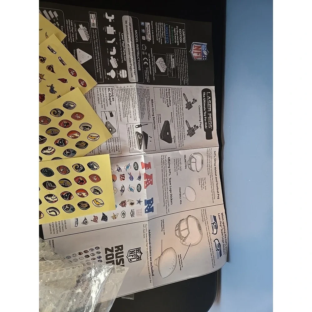 Laser Pegs not tested